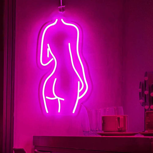 LED Sexy Lady Back Neon Sign