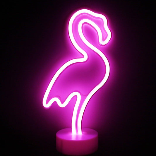 Free Standing Neon Light Flamingo