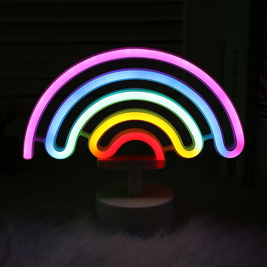 Free Standing Neon Light Rainbow