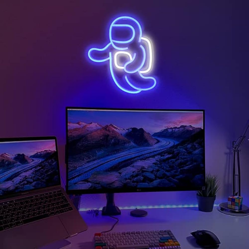 Astronaut Neon Light