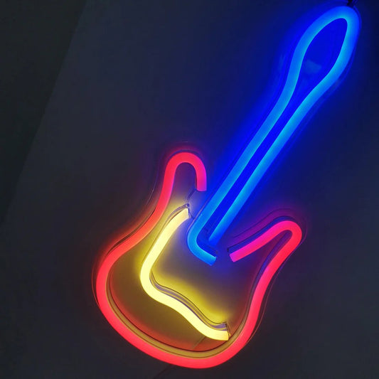 Guitar LED Neon Sign