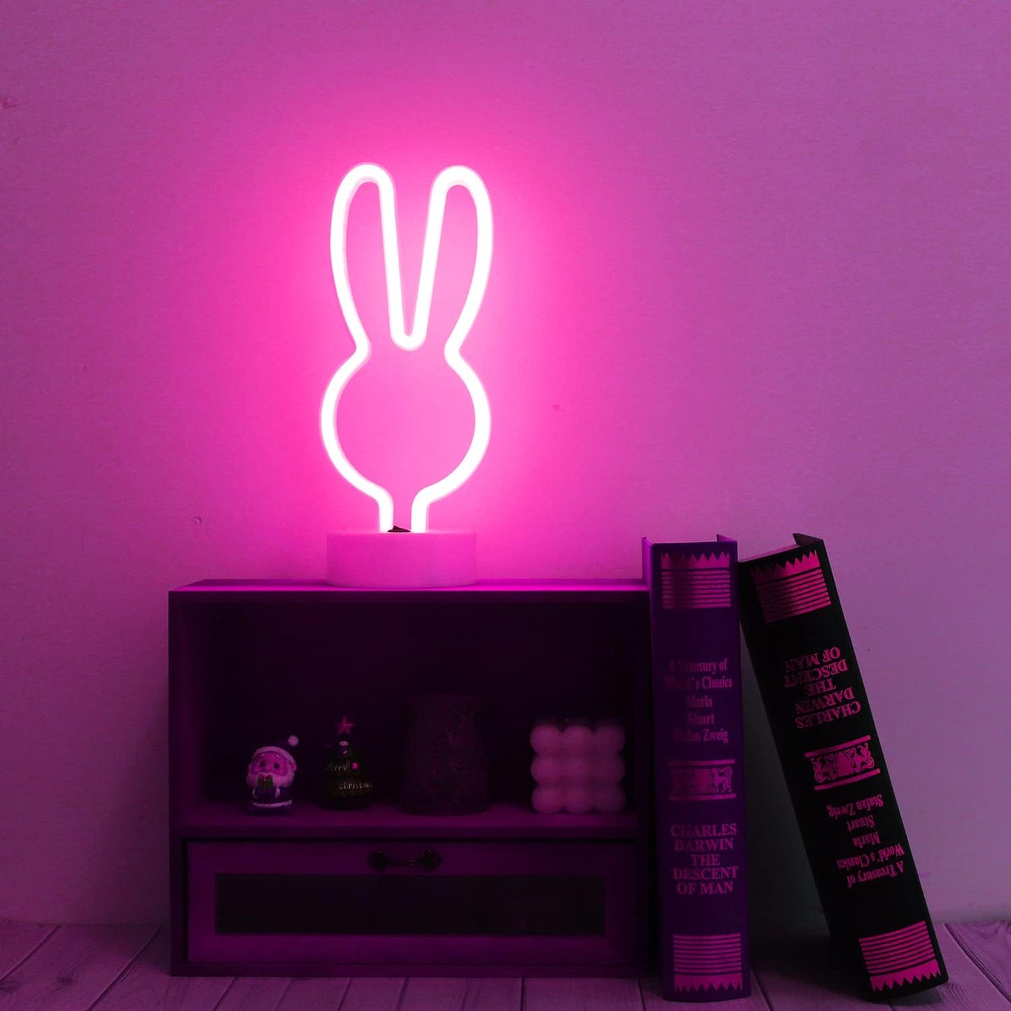 Free Standing Rabbit Neon Light