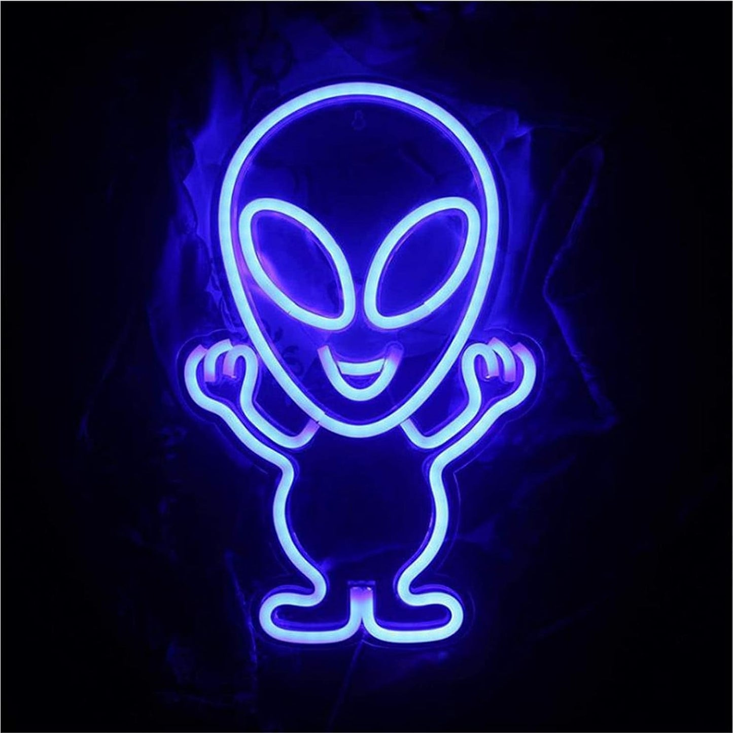 USB Powered Acrylic Alien Light for Bedroom Wall, Bar, Man Cave