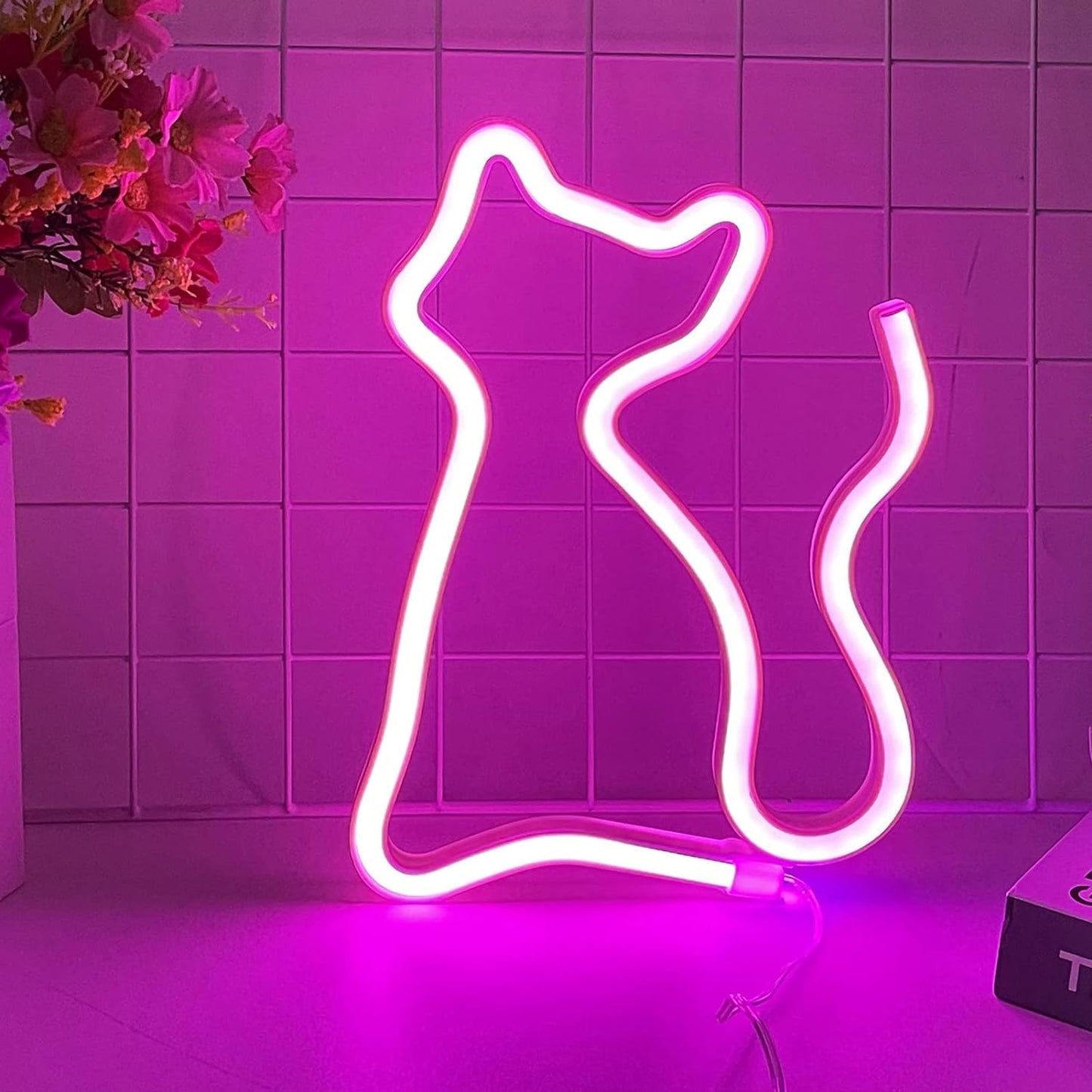 Cute Cat Neon Light