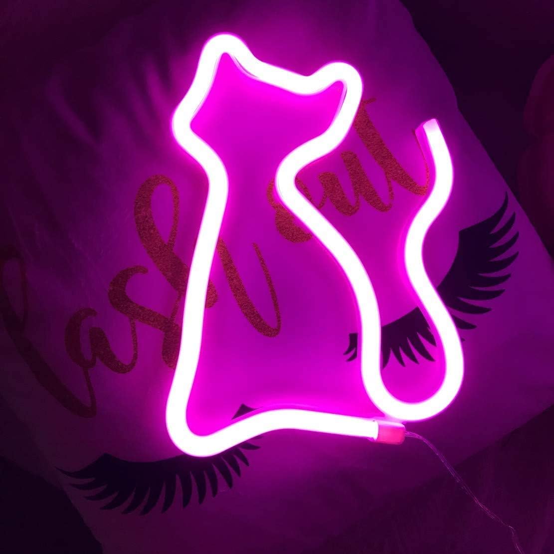 Cute Cat Neon Light