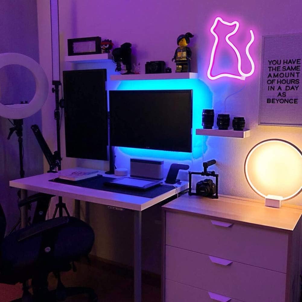 Cute Cat Neon Light