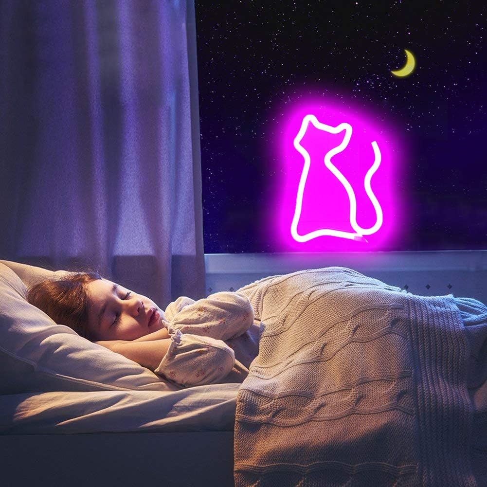 Cute Cat Neon Light