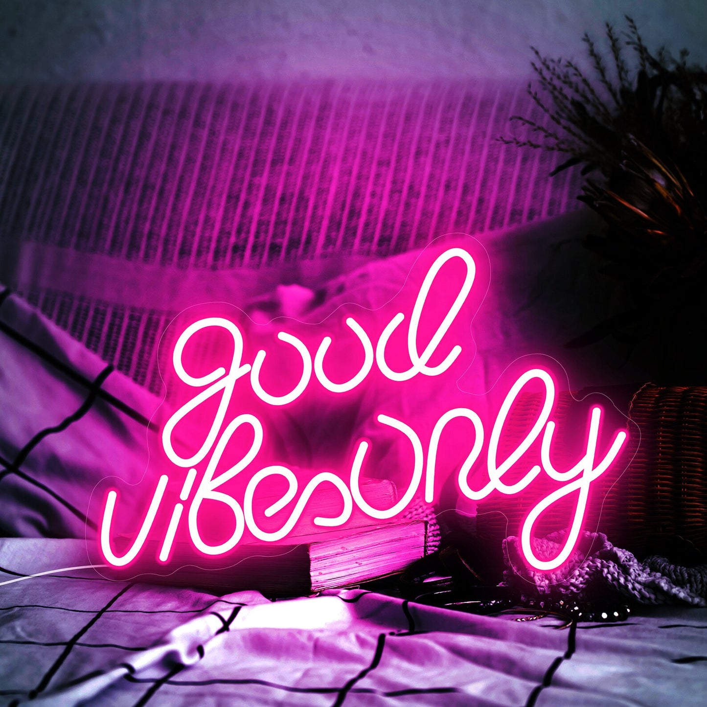 Good Vibes Only LED Neon Light