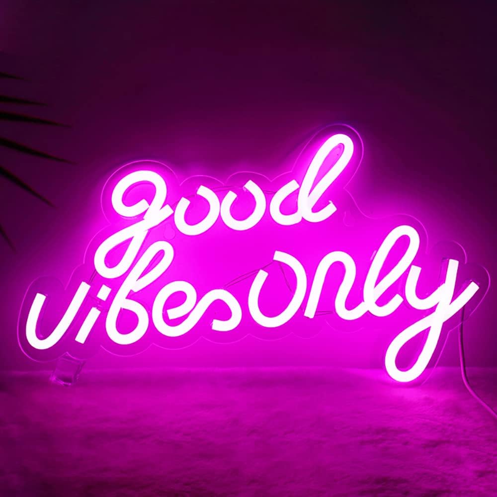 Good Vibes Only LED Neon Light