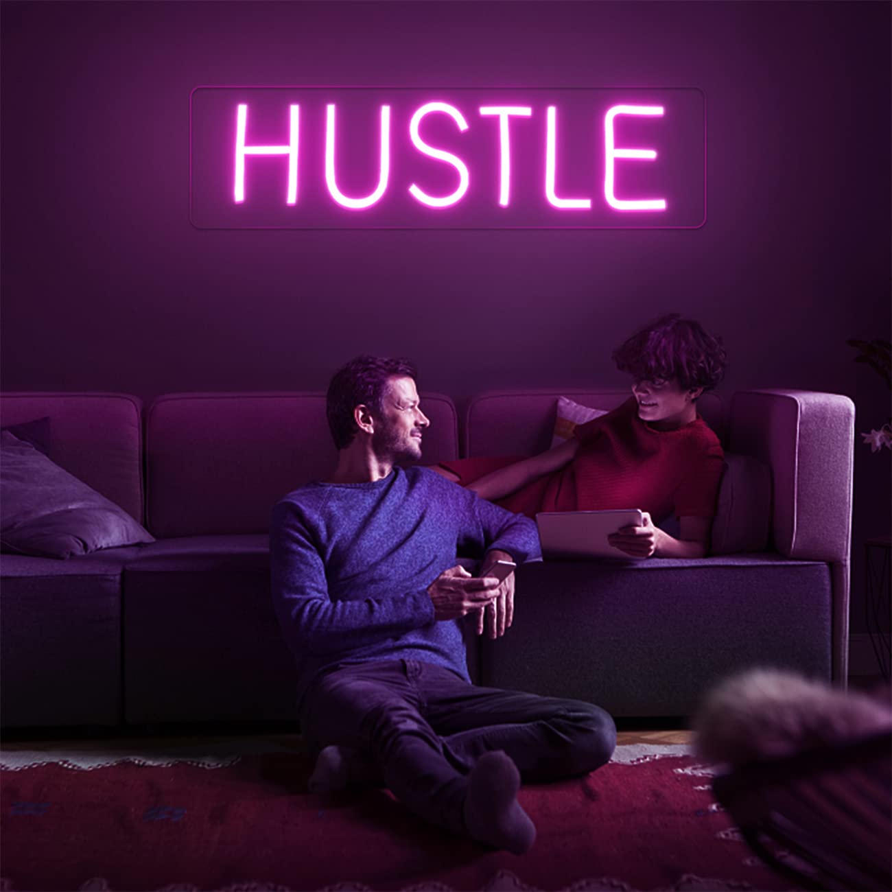 Hustle Neon Light