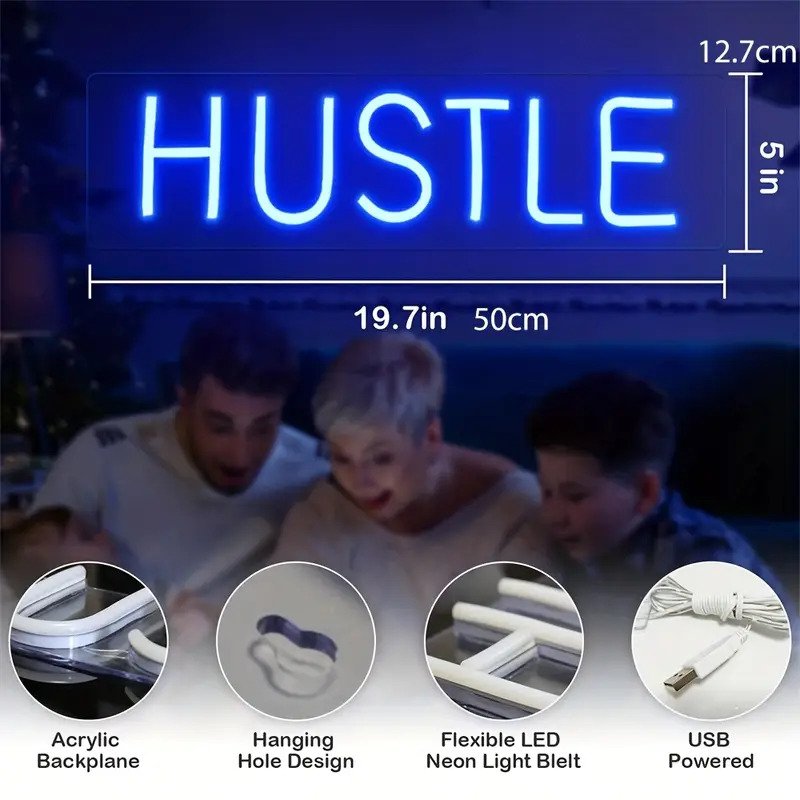 Hustle Neon Light