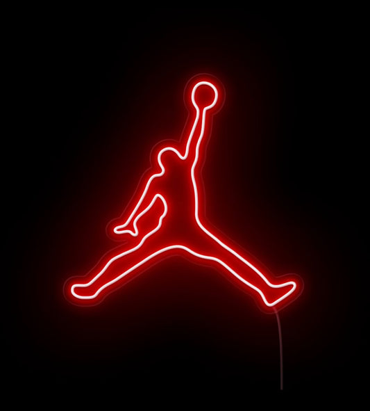 Custom Made Jump Man Jordan Neon Light