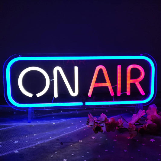 On Air Neon Lights for Twiter, Tiktok, Youtube Streamers and Gamers