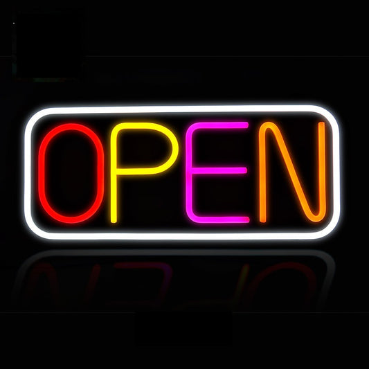 Super Bright LED Open Sign for Shops, Businesses and Homes