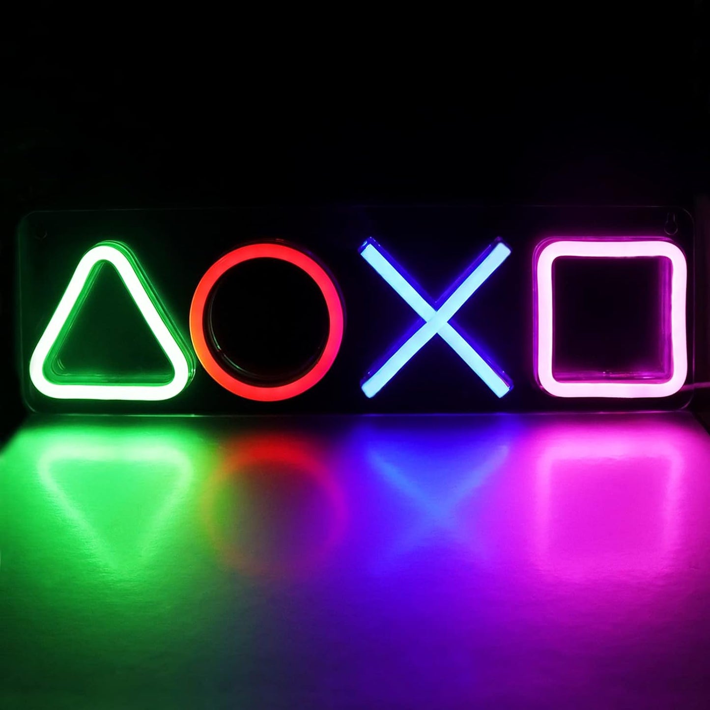 PlayStation Icon Buttons LED Neon Light