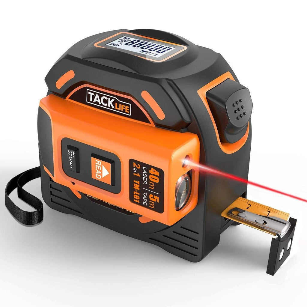 TACKLIFE 2 in 1 Laser tape measure (metric and imperial) TM-L01