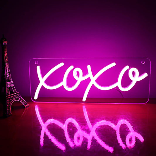 XOXO LED Neon Sign