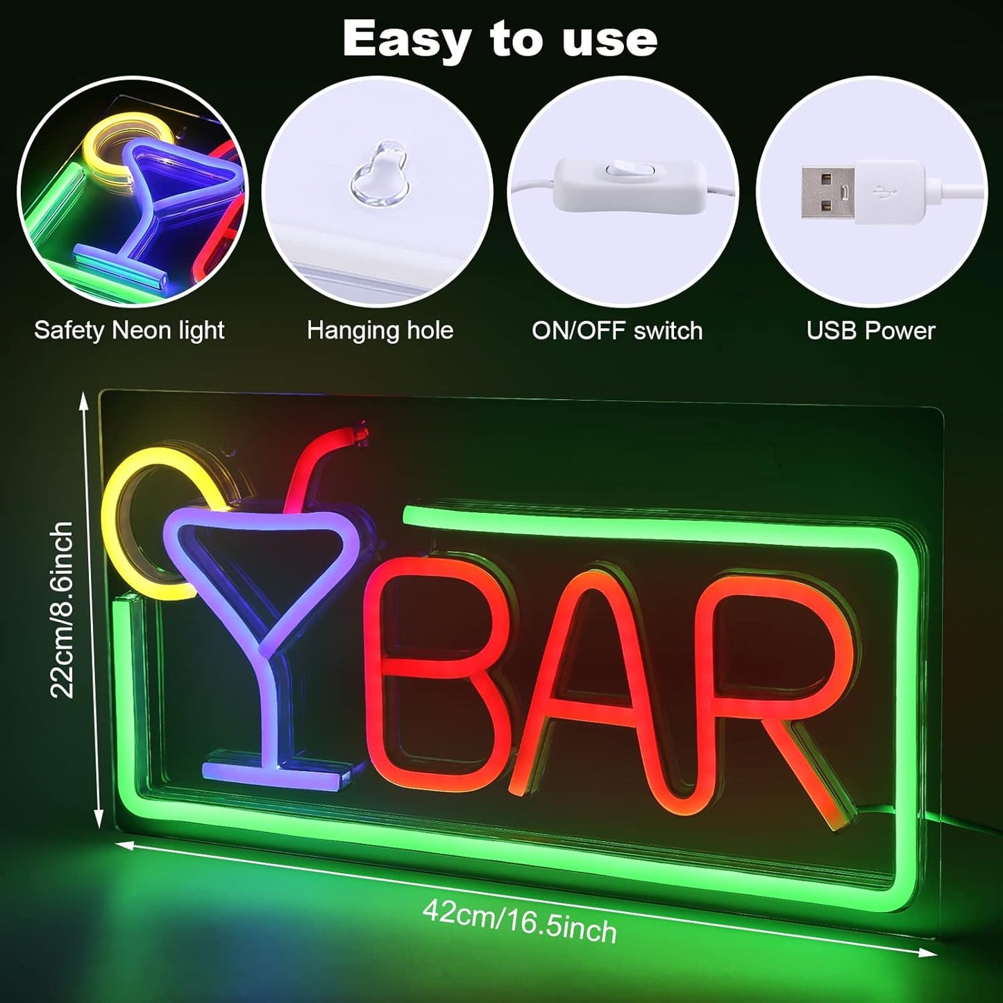 Cocktail BAR LED Neon Light