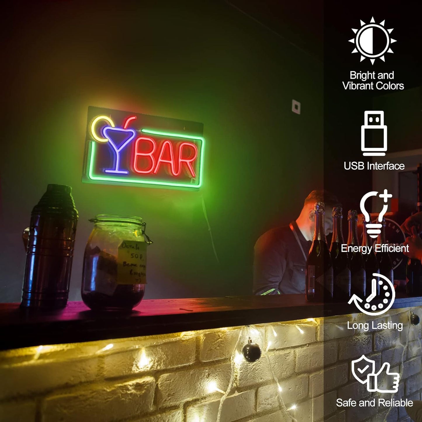 Cocktail BAR LED Neon Light