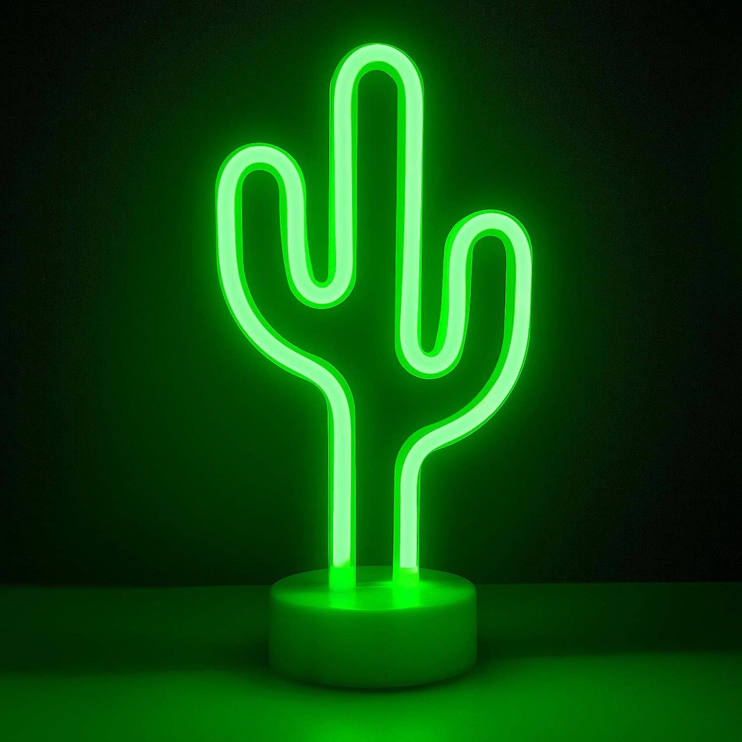 Free Standing Neon Light Cactus