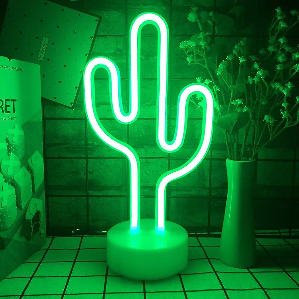 Free Standing Neon Light Cactus