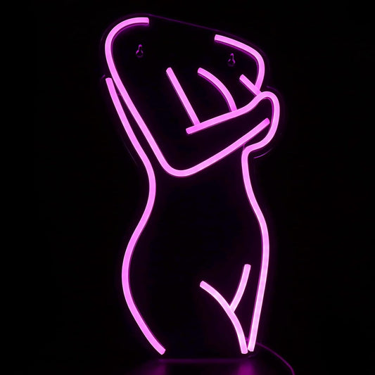 LED Sexy Lady Front Neon Sign